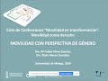Imatge de la portada del video;Conferencia. Mª Isabel Olmo y Elvira Maeso: Movilidad con perspectiva de género