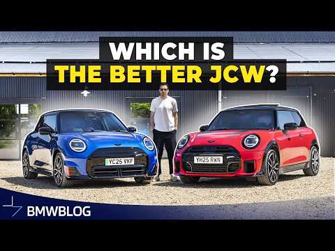 Comparison: 2025 MINI JCW Electric vs. MINI JCW Gasoline | J01 vs F66 John Cooper Works