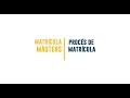 Image of the cover of the video;Matrícula als màsters de la UV