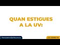 Image of the cover of the video;Quan estigues a la UV